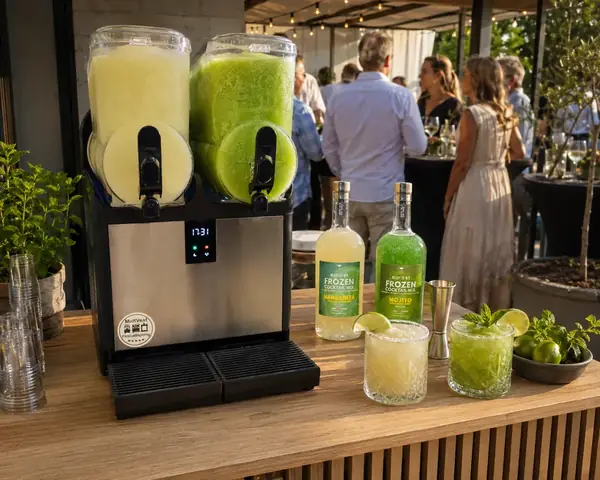slush ice maskine til festen med frozen cocktails