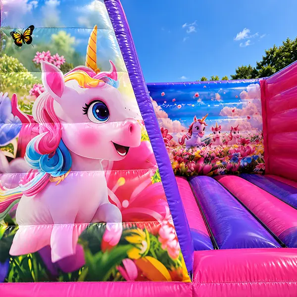 Unicorn hoppeborg – billede 2