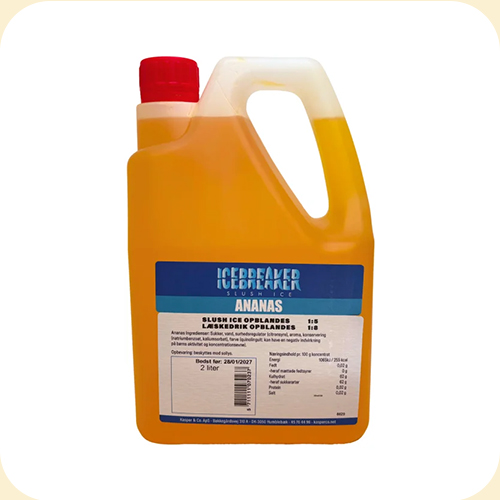 Ananas til lej slush ice maskine