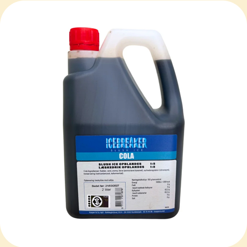 Cola til lej slush ice maskine