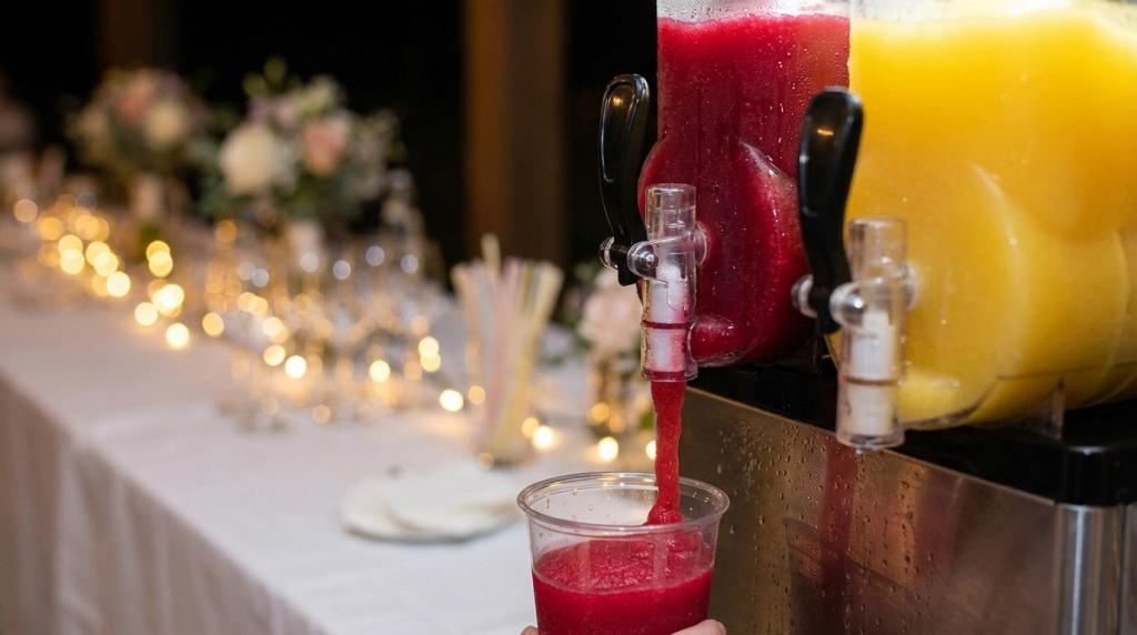 slush ice maskine til bryllup