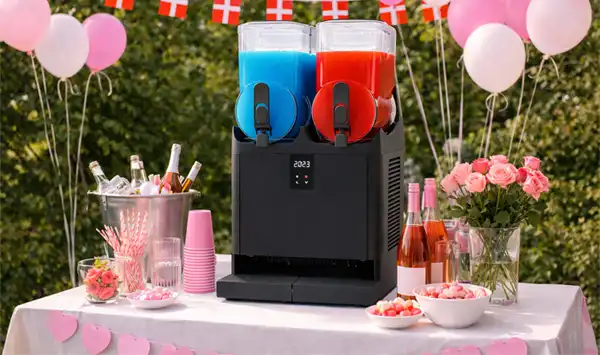 Slush ice maskine til polterabend