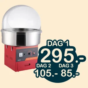Lej candyfloss maskine