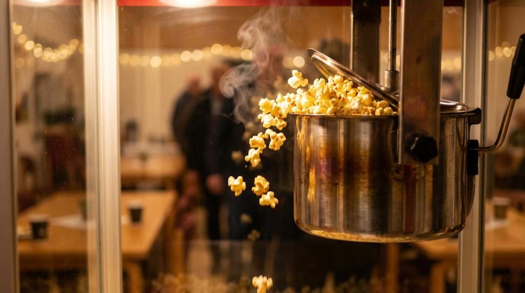 popcornsmaskine til svendegilde