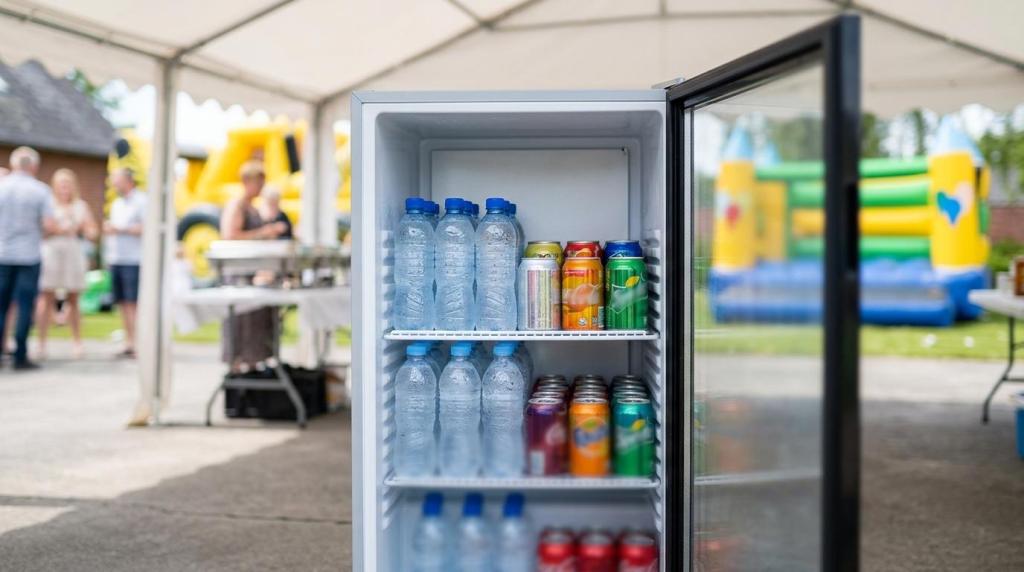 ekstra køleskab til fest
