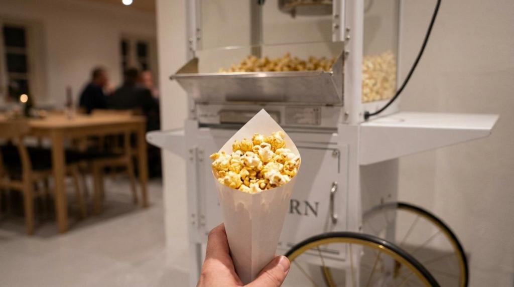 popcornmaskine til julefrokost
