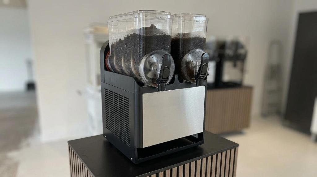 slush ice maskine leje give