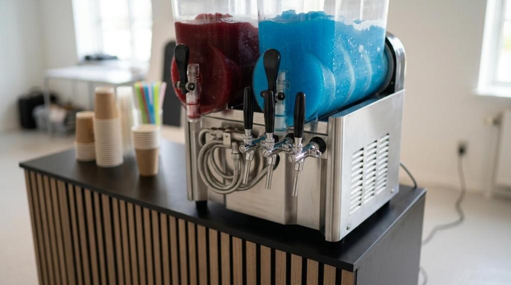 slush ice maskine til konfirmation
